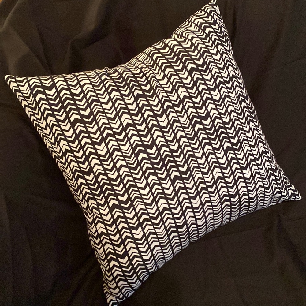 Black and White Pillow Cover